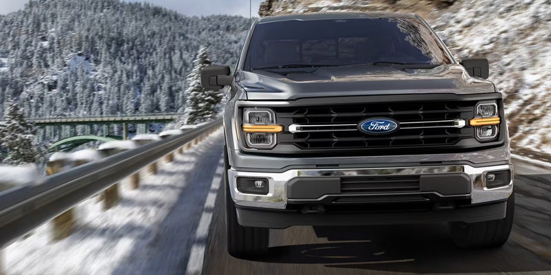 2026 Ford F-150 Driving on Icy Road