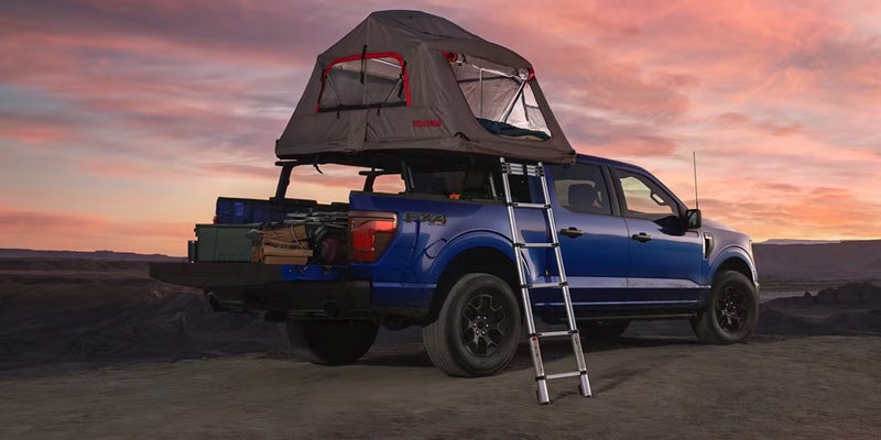 2026 Ford F-150 with Tent ON Top