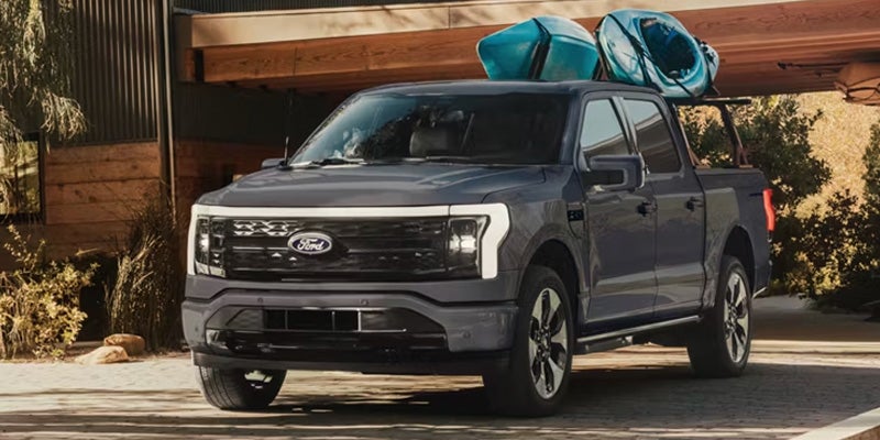 Kayak Mounted On Top of 2026 Ford F-150