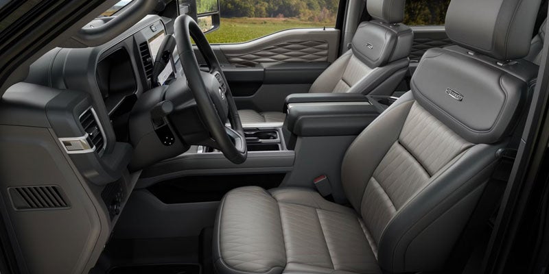 Front Seat of 2026 Ford F-250 Super Duty